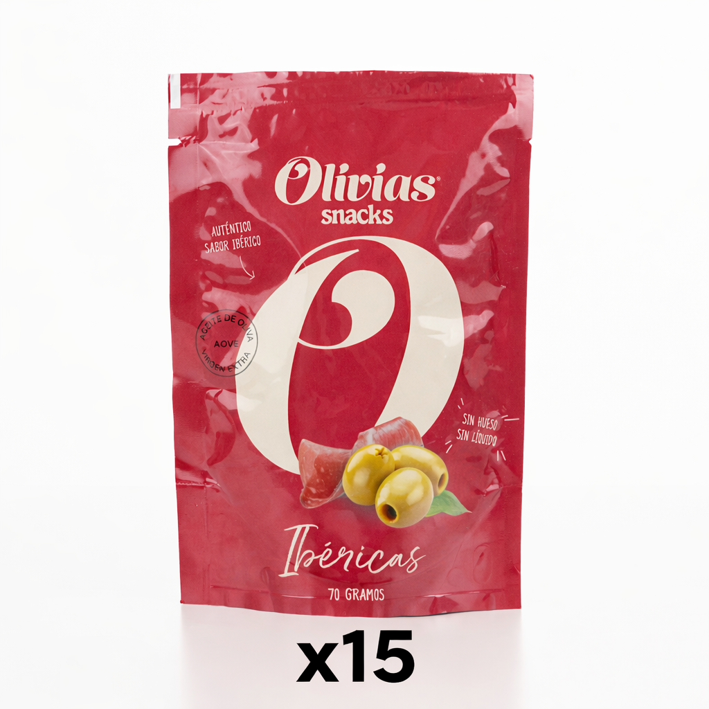 (Pack 15) Olivias Snacks 'Ibericas' 70 gr