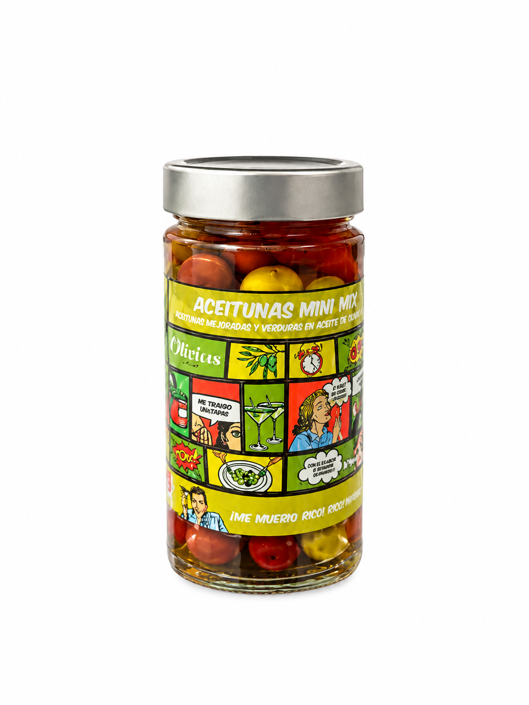 Aceitunas MiniMix – Pack de 6 Tarros de 370 g
