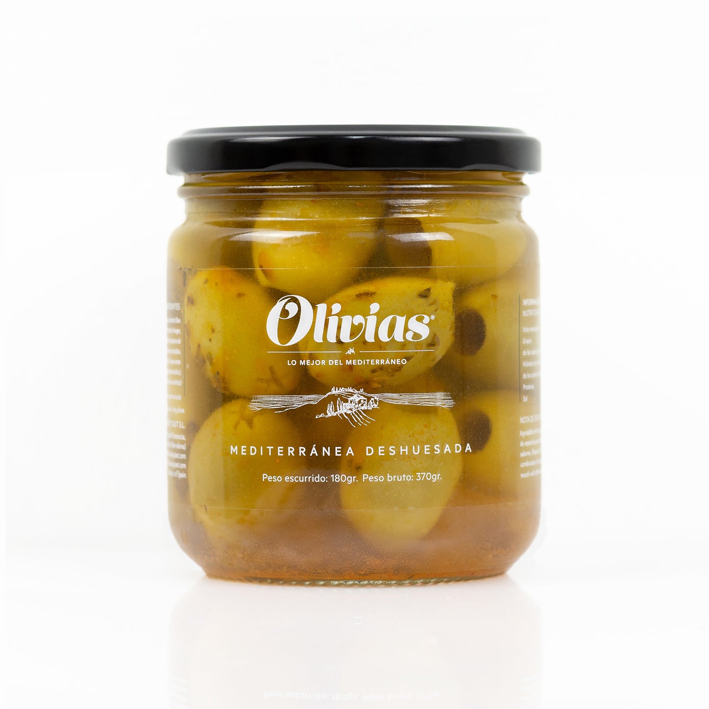 Pack 6 Tarros Olivias 'Mediterránea Deshuesada' 370 gr