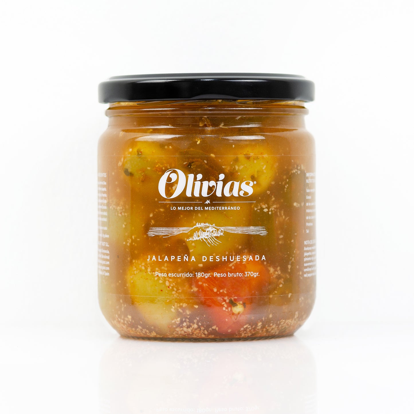 Pack 6 Tarros Olivias 'Jalapeña' Deshuesada' 370 gr