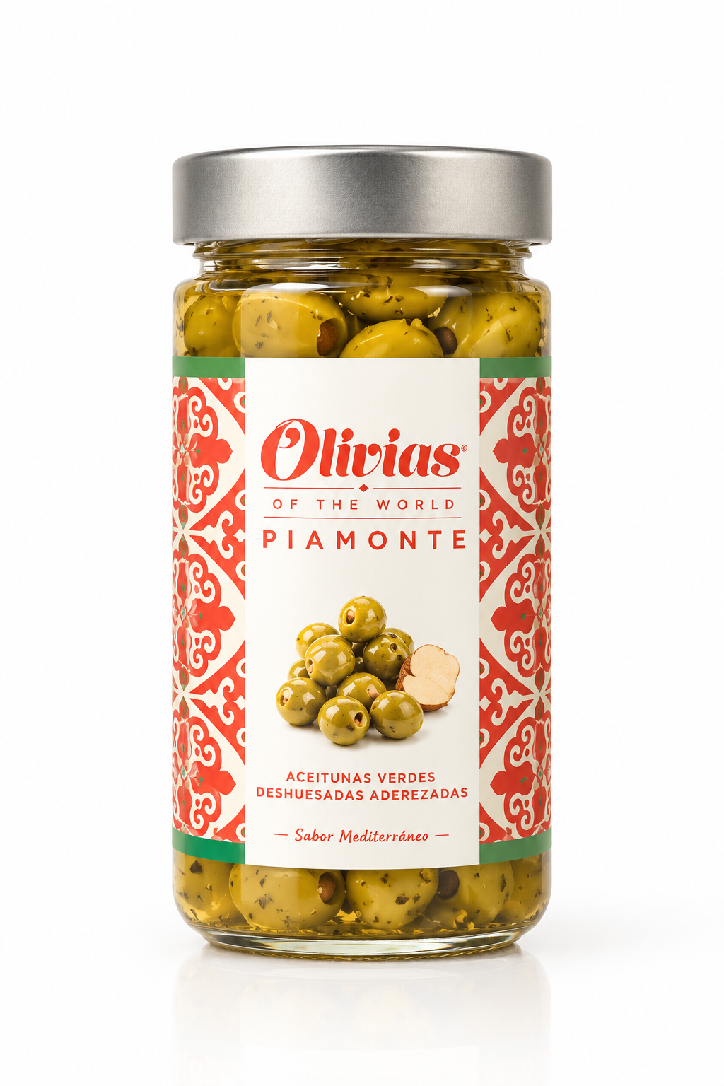 Aceitunas Piamonte – Pack de 6 Tarros de 370 g