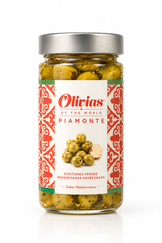 Aceitunas Piamonte – Pack de 6 Tarros de 370 g